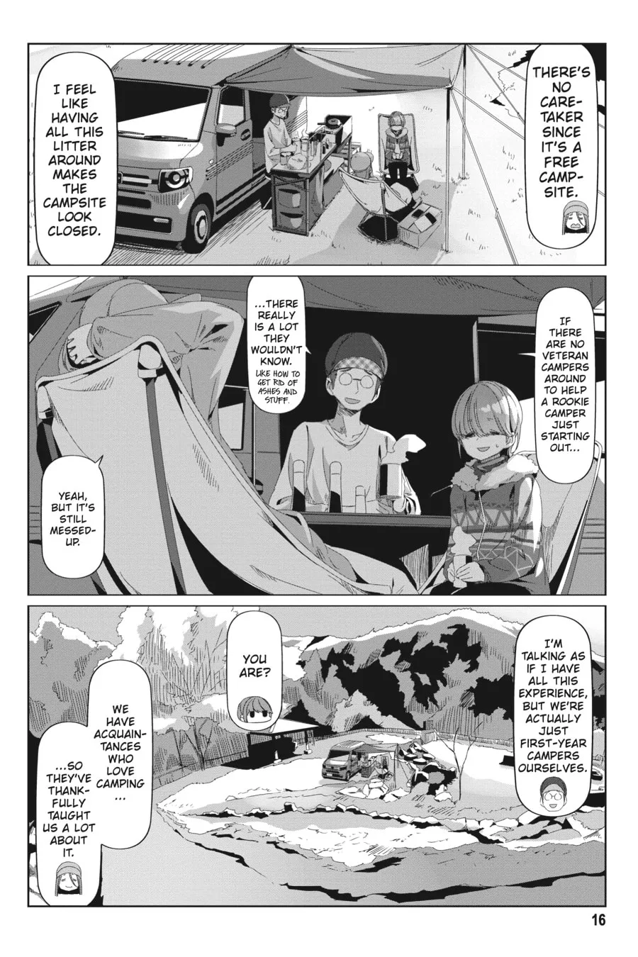 Read Laid-Back Camp chapter 70 image 13 on Lezhin