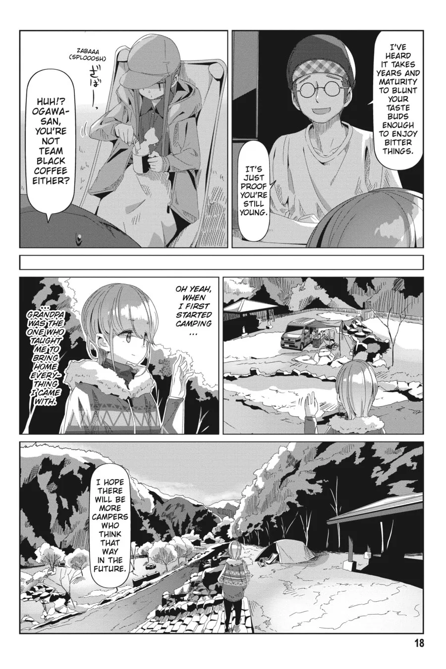 Read Laid-Back Camp chapter 70 image 15 on Lezhin