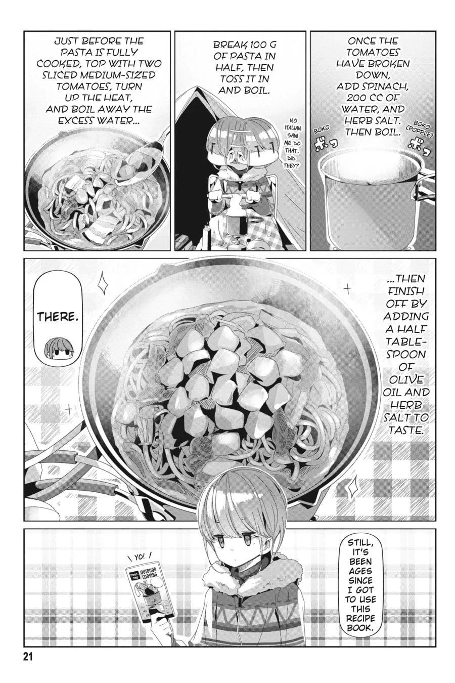 Read Laid-Back Camp chapter 70 image 18 on Lezhin