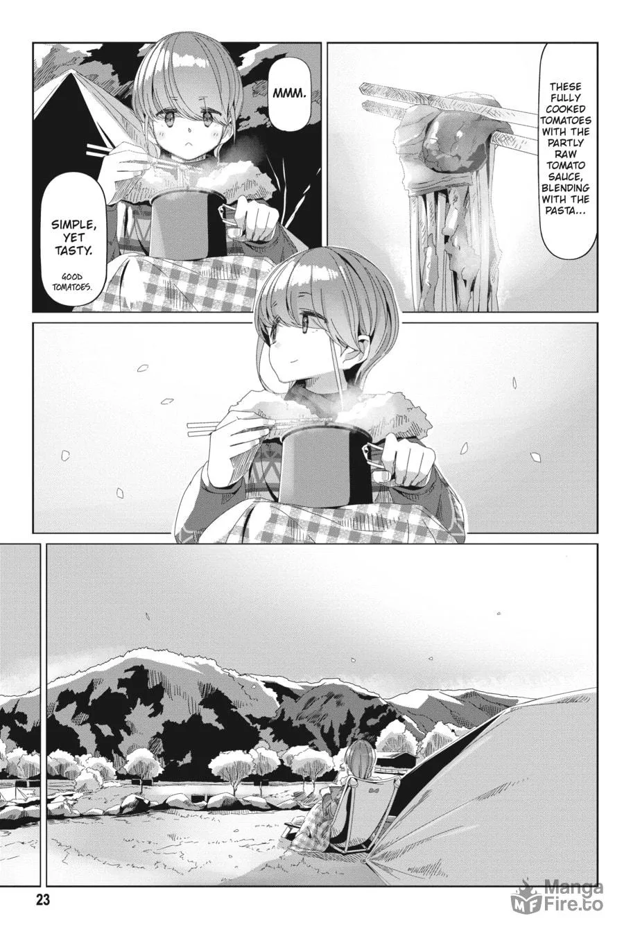 Read Laid-Back Camp chapter 70 image 20 on Lezhin