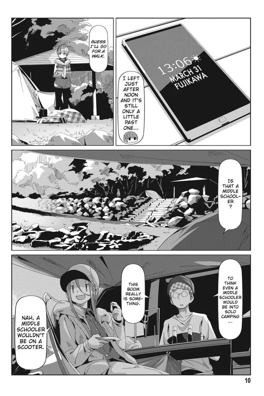 Read Laid-Back Camp chapter 70 image 7 on Lezhin