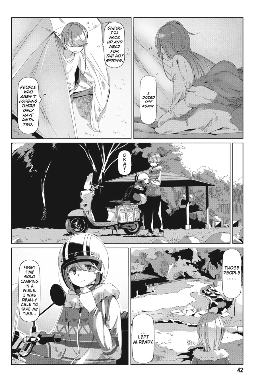 Read Laid-Back Camp chapter 71 image 13 on Lezhin