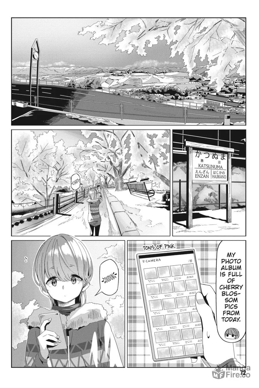 Read Laid-Back Camp chapter 72 image 17 on Lezhin