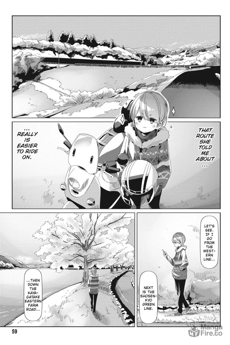 Read Laid-Back Camp chapter 72 image 4 on Lezhin
