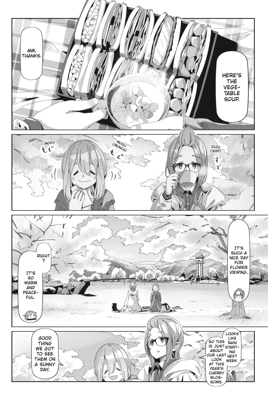 Read Laid-Back Camp chapter 72 image 7 on Lezhin