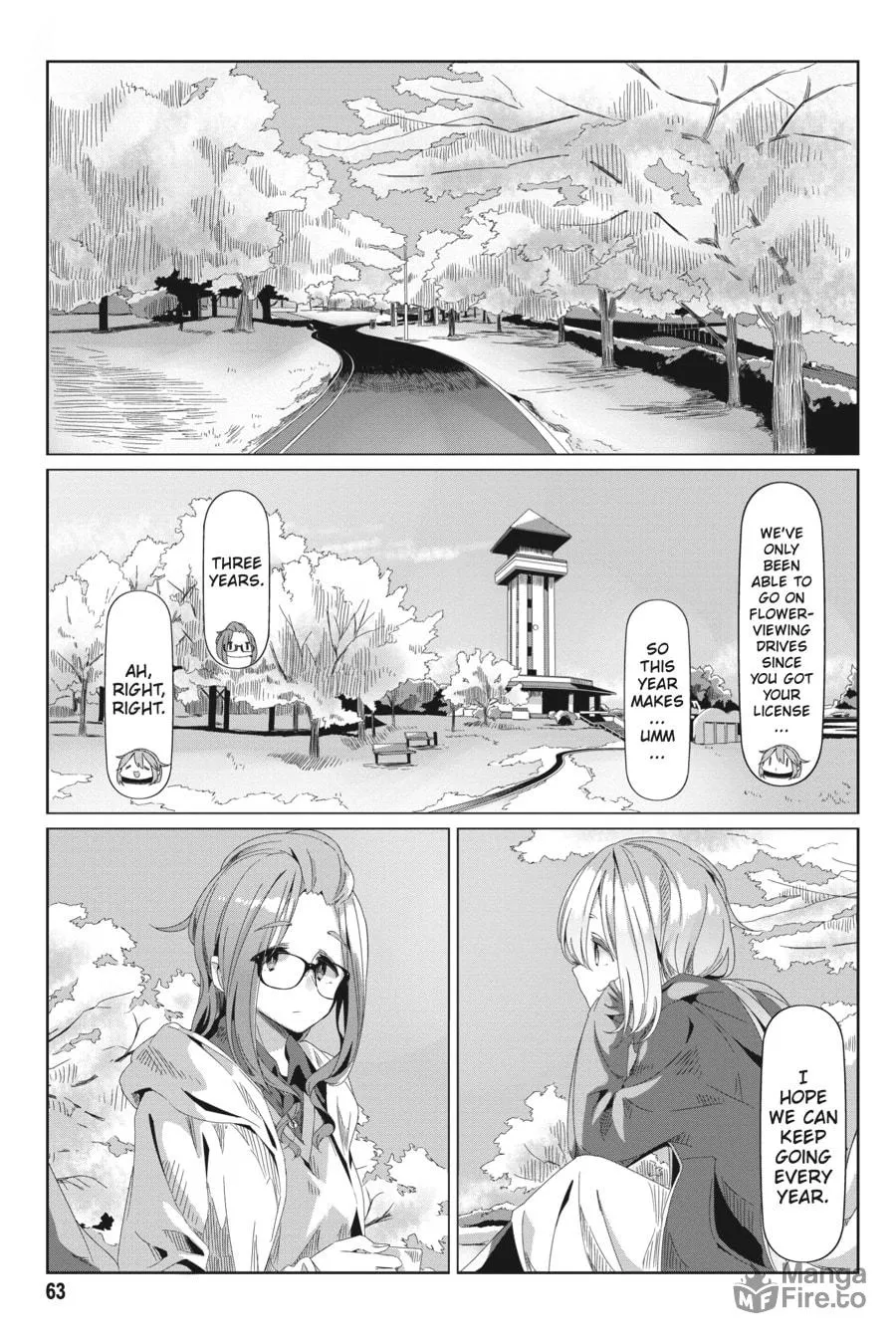 Read Laid-Back Camp chapter 72 image 8 on Lezhin