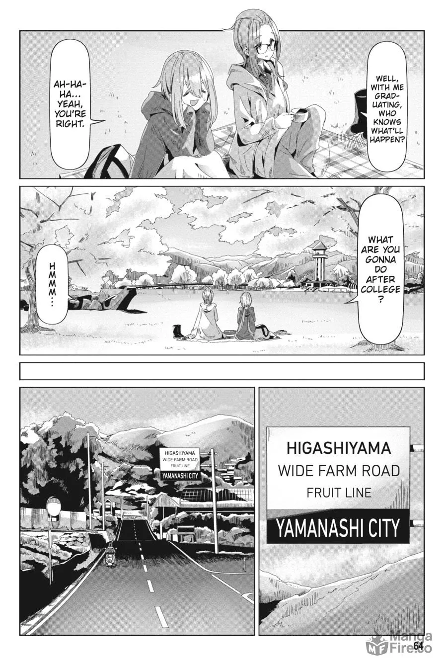 Read Laid-Back Camp chapter 72 image 9 on Lezhin