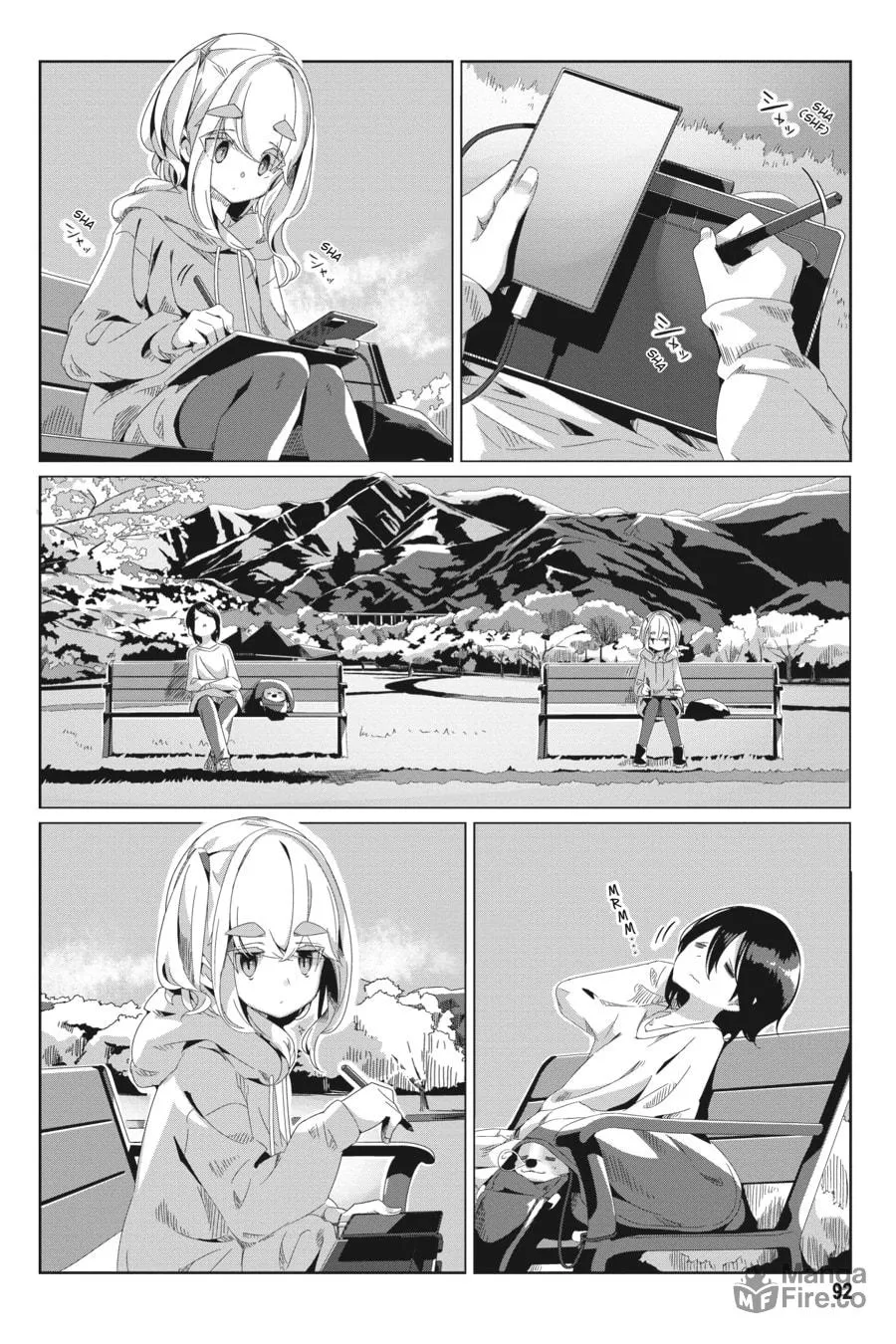 Read Laid-Back Camp chapter 73 image 11 on Lezhin