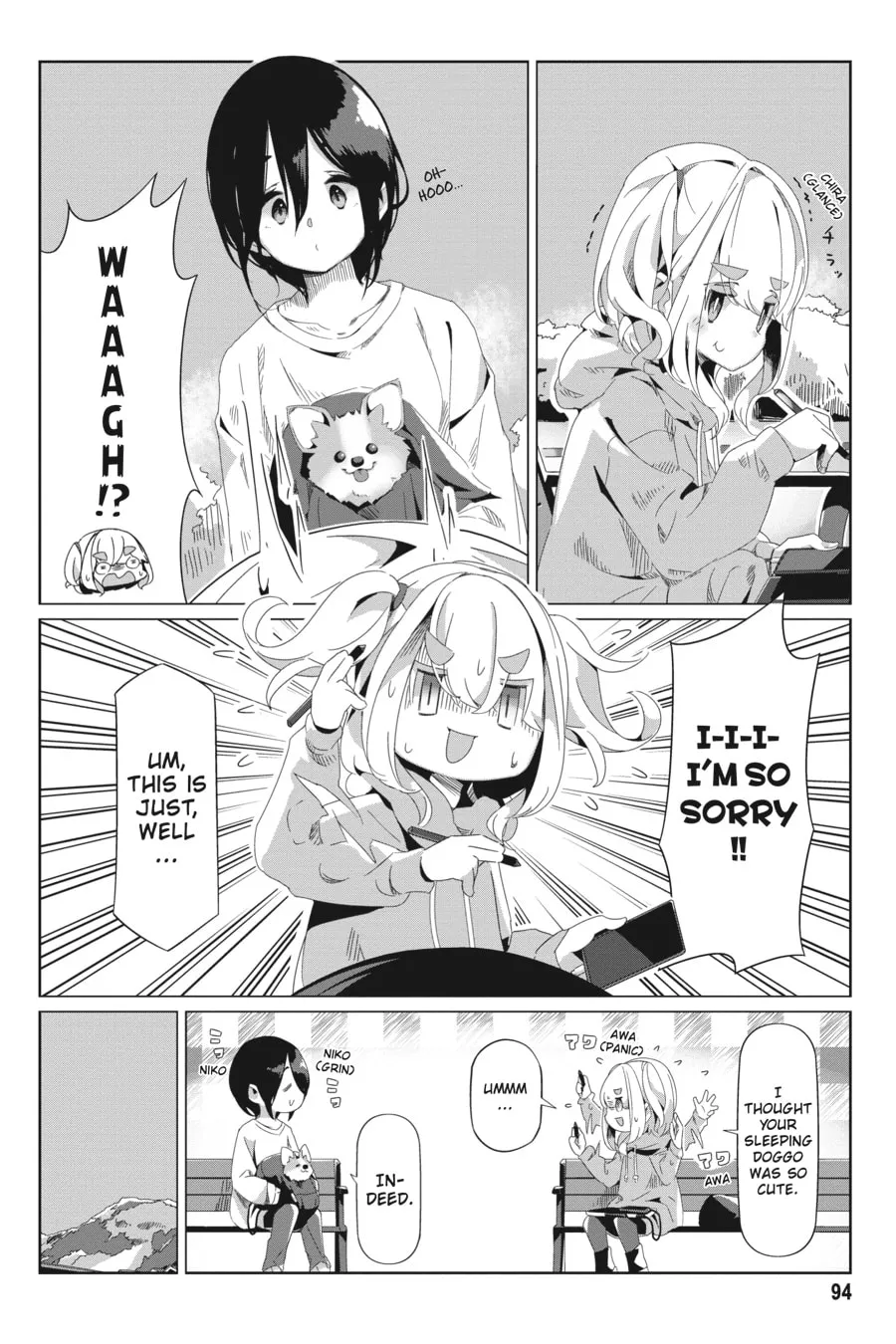 Read Laid-Back Camp chapter 73 image 13 on Lezhin