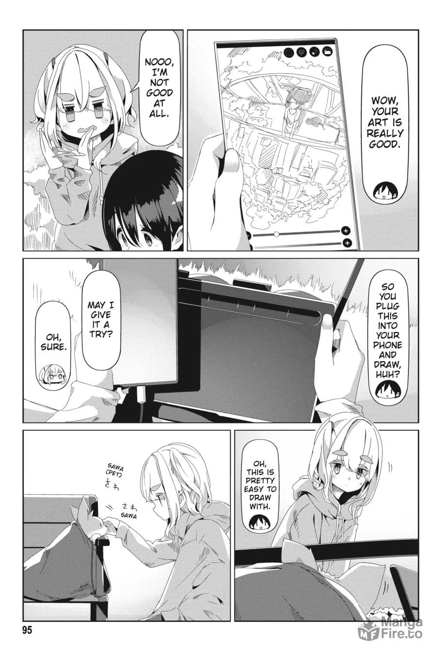Read Laid-Back Camp chapter 73 image 14 on Lezhin