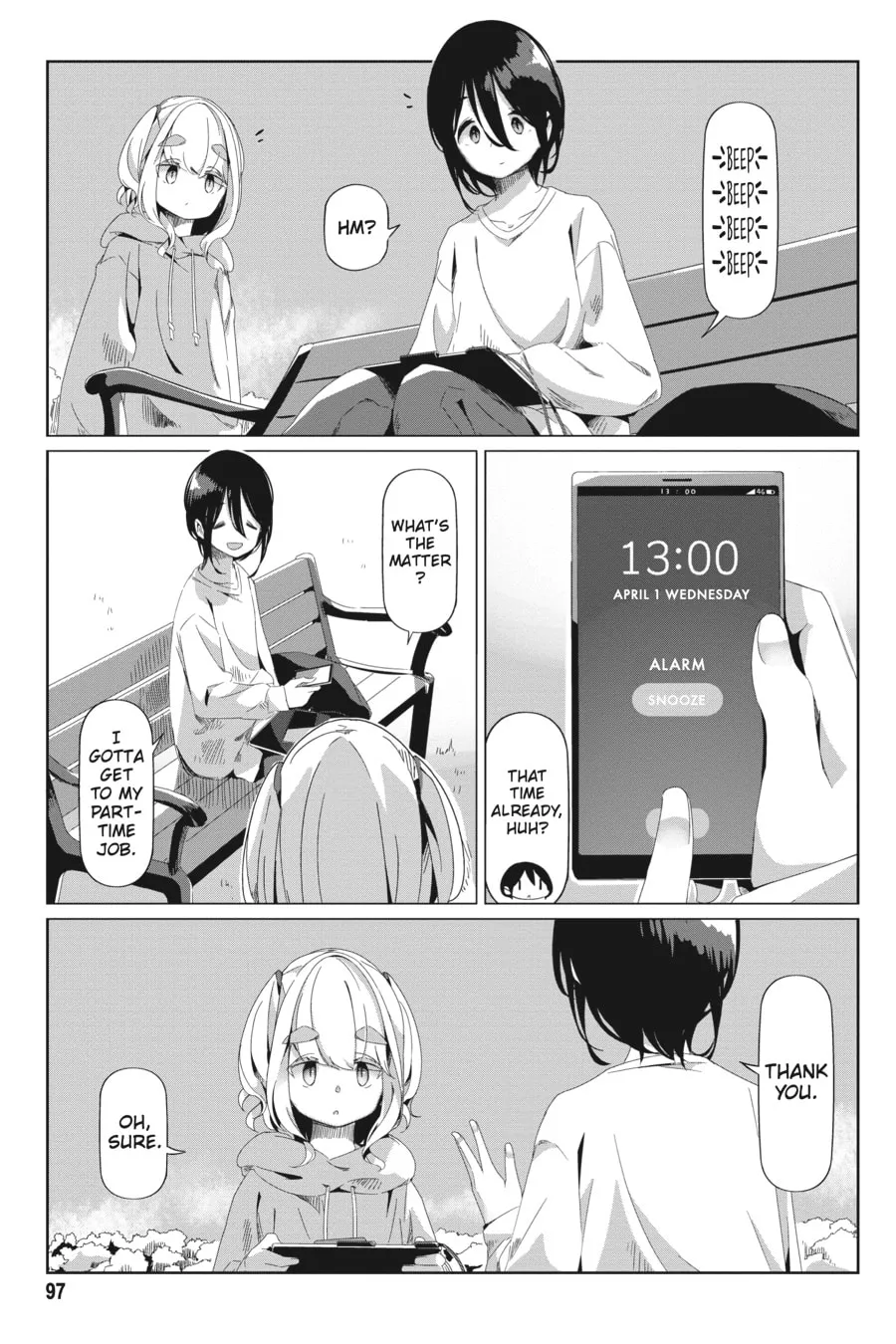 Read Laid-Back Camp chapter 73 image 16 on Lezhin