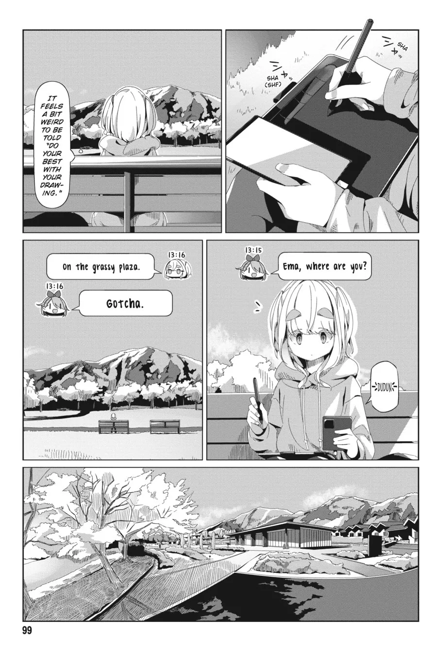 Read Laid-Back Camp chapter 73 image 18 on Lezhin