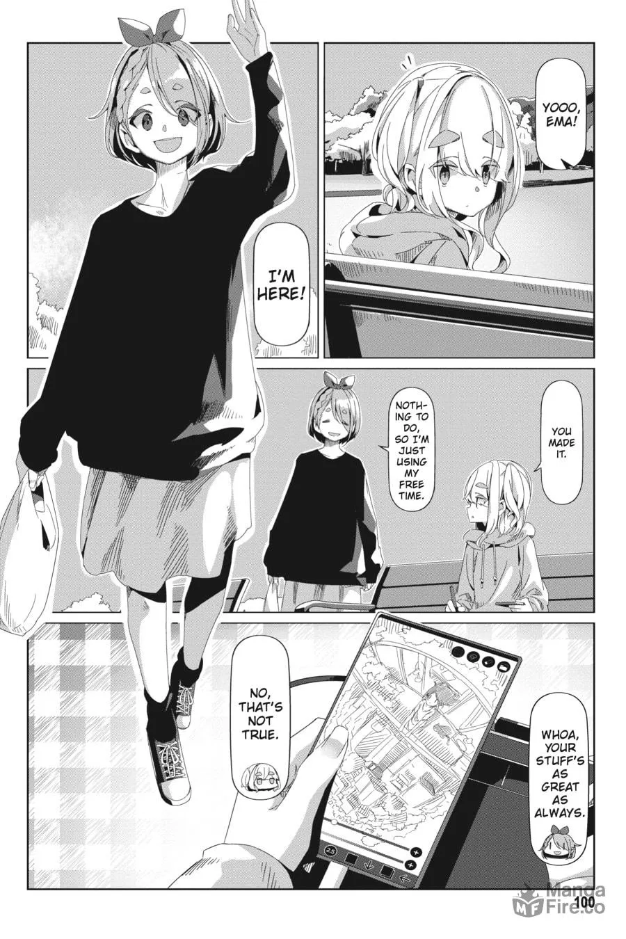 Read Laid-Back Camp chapter 73 image 19 on Lezhin