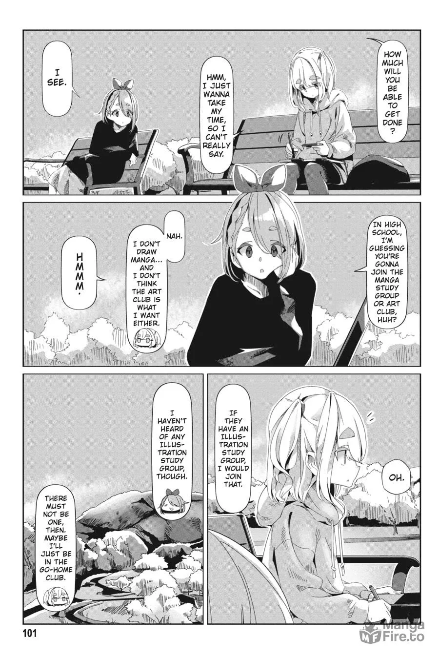 Read Laid-Back Camp chapter 73 image 20 on Lezhin