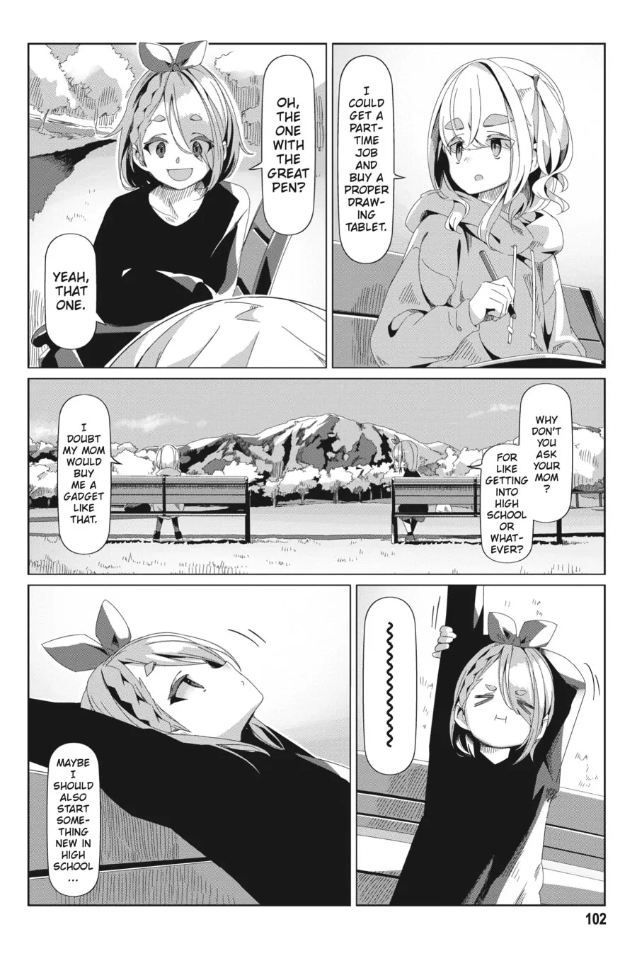 Read Laid-Back Camp chapter 73 image 21 on Lezhin