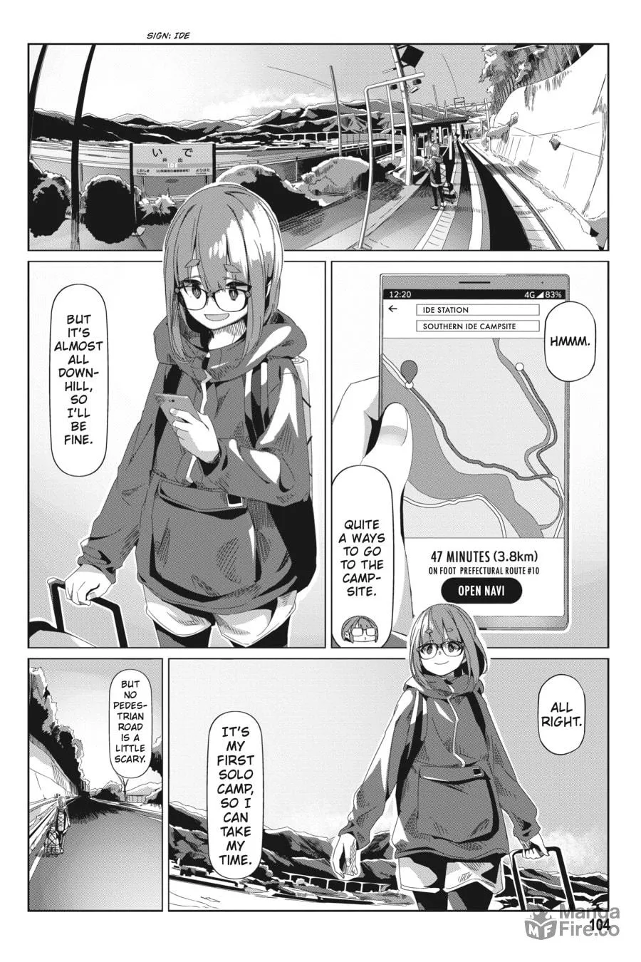 Read Laid-Back Camp chapter 73 image 23 on Lezhin