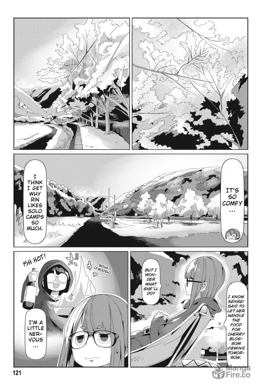 Read Laid-Back Camp chapter 74 image 14 on Lezhin