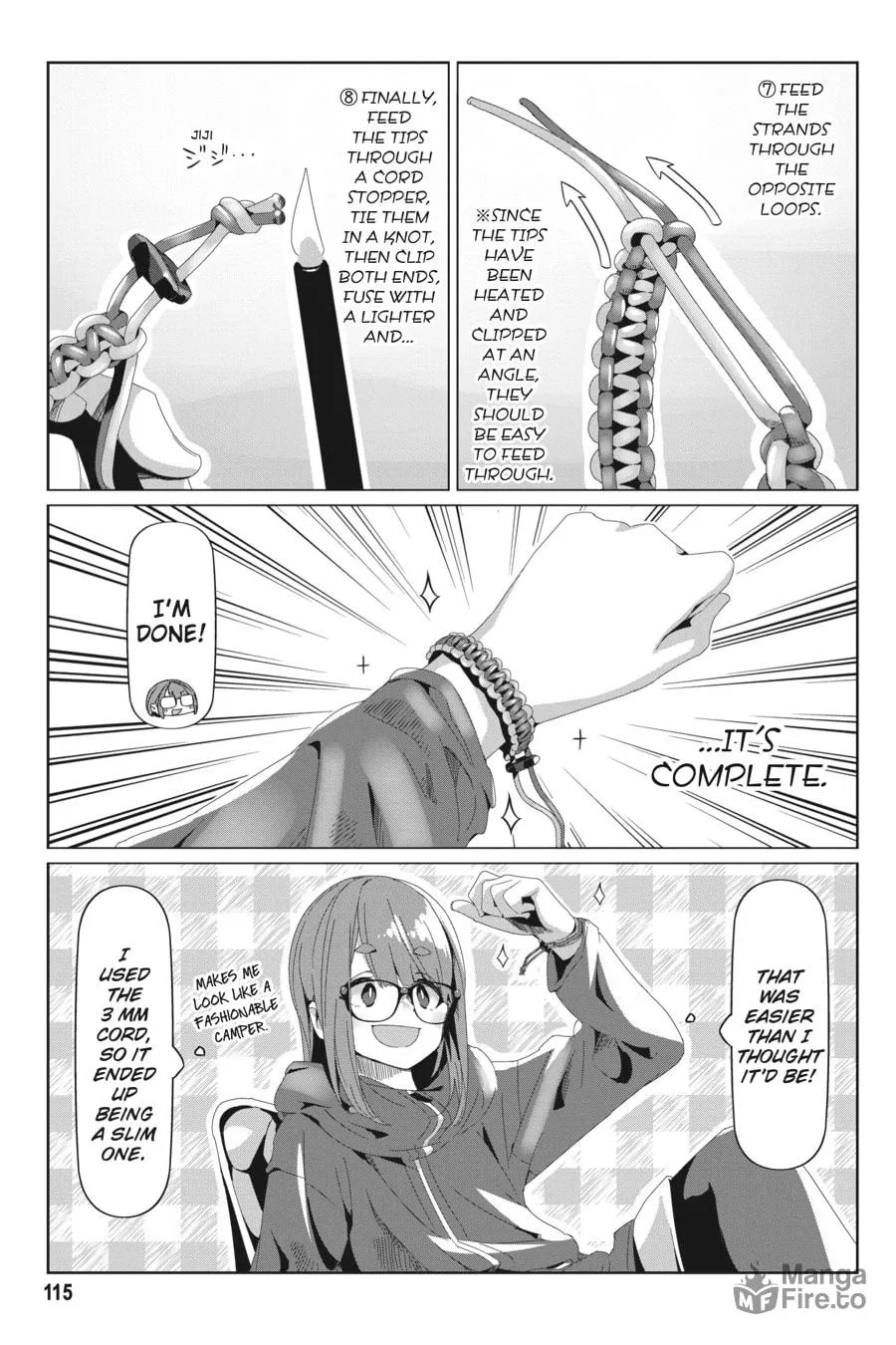 Read Laid-Back Camp chapter 74 image 8 on Lezhin
