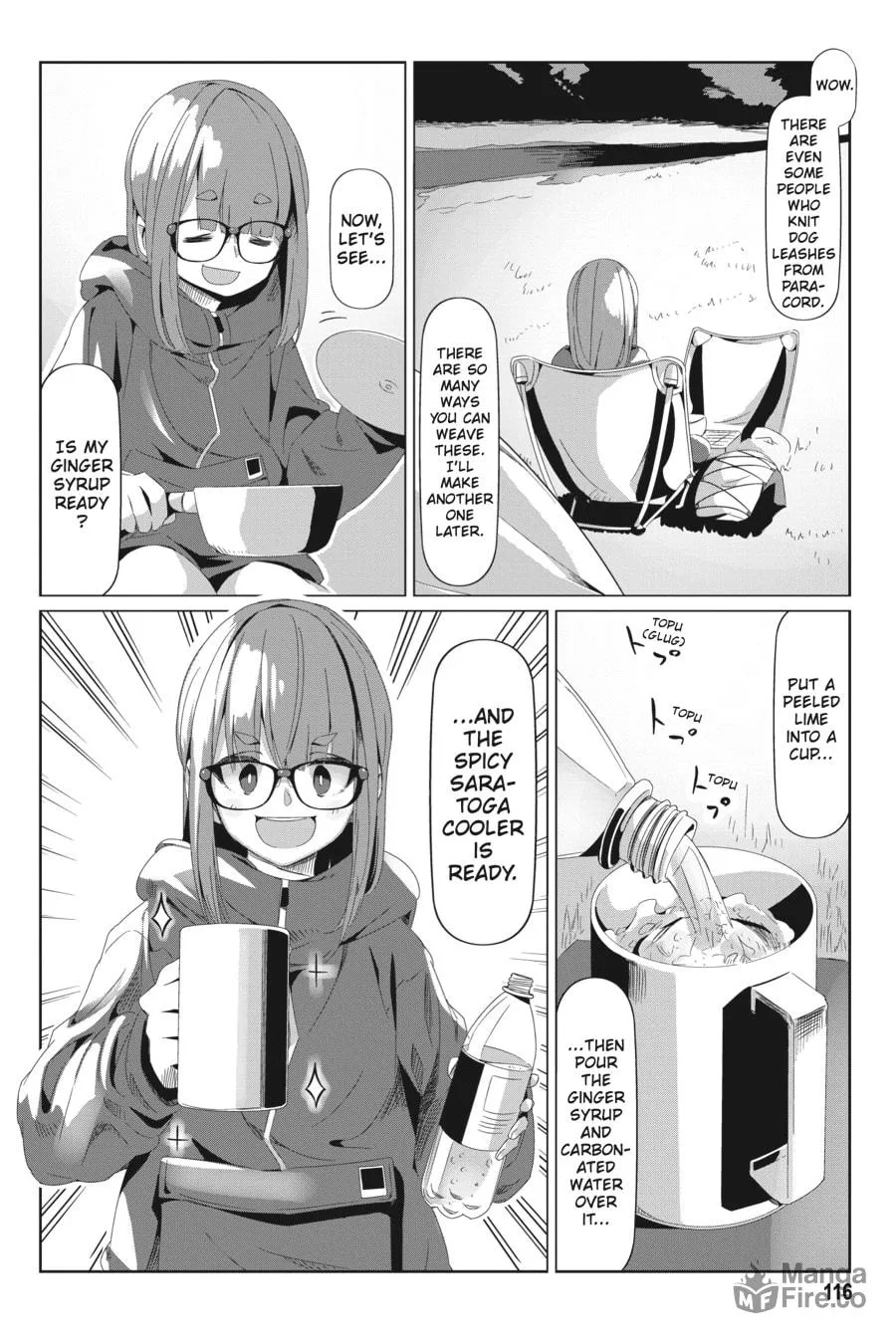 Read Laid-Back Camp chapter 74 image 9 on Lezhin
