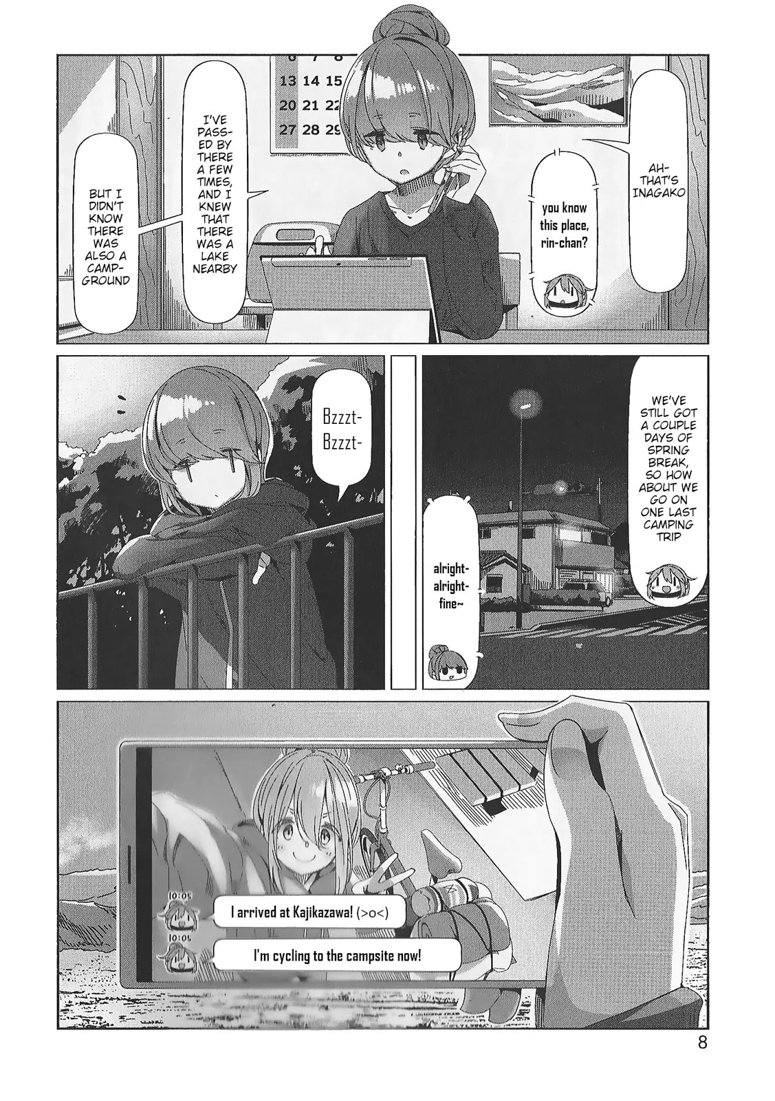 Read Laid-Back Camp chapter 75.6 image 5 on Lezhin