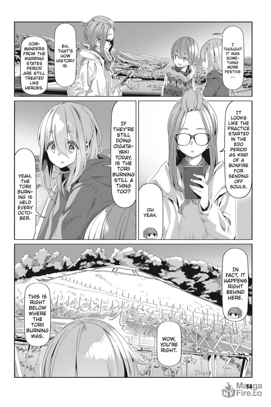 Read Laid-Back Camp chapter 76 image 11 on Lezhin