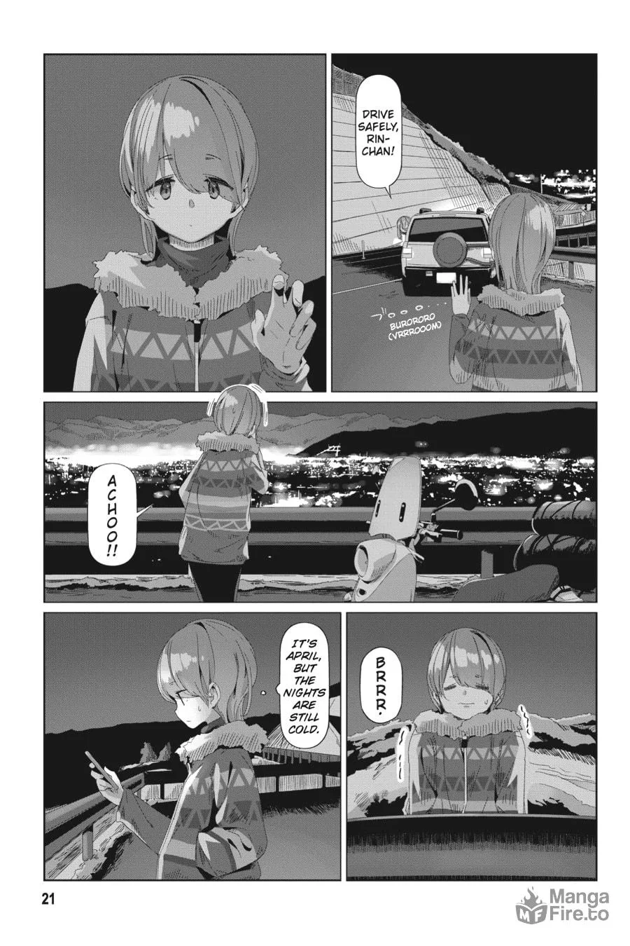 Read Laid-Back Camp chapter 76 image 17 on Lezhin