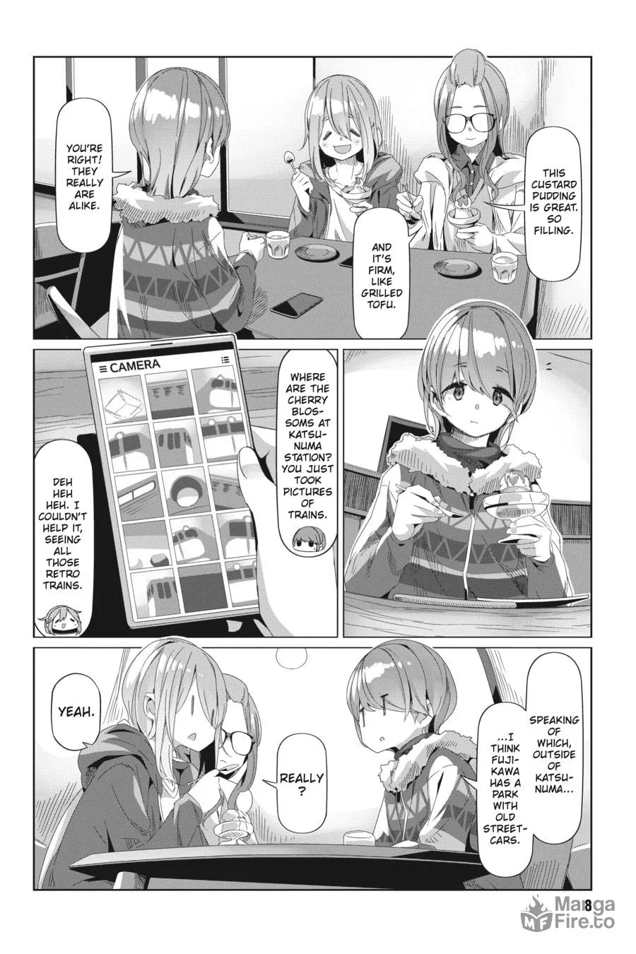 Read Laid-Back Camp chapter 76 image 5 on Lezhin