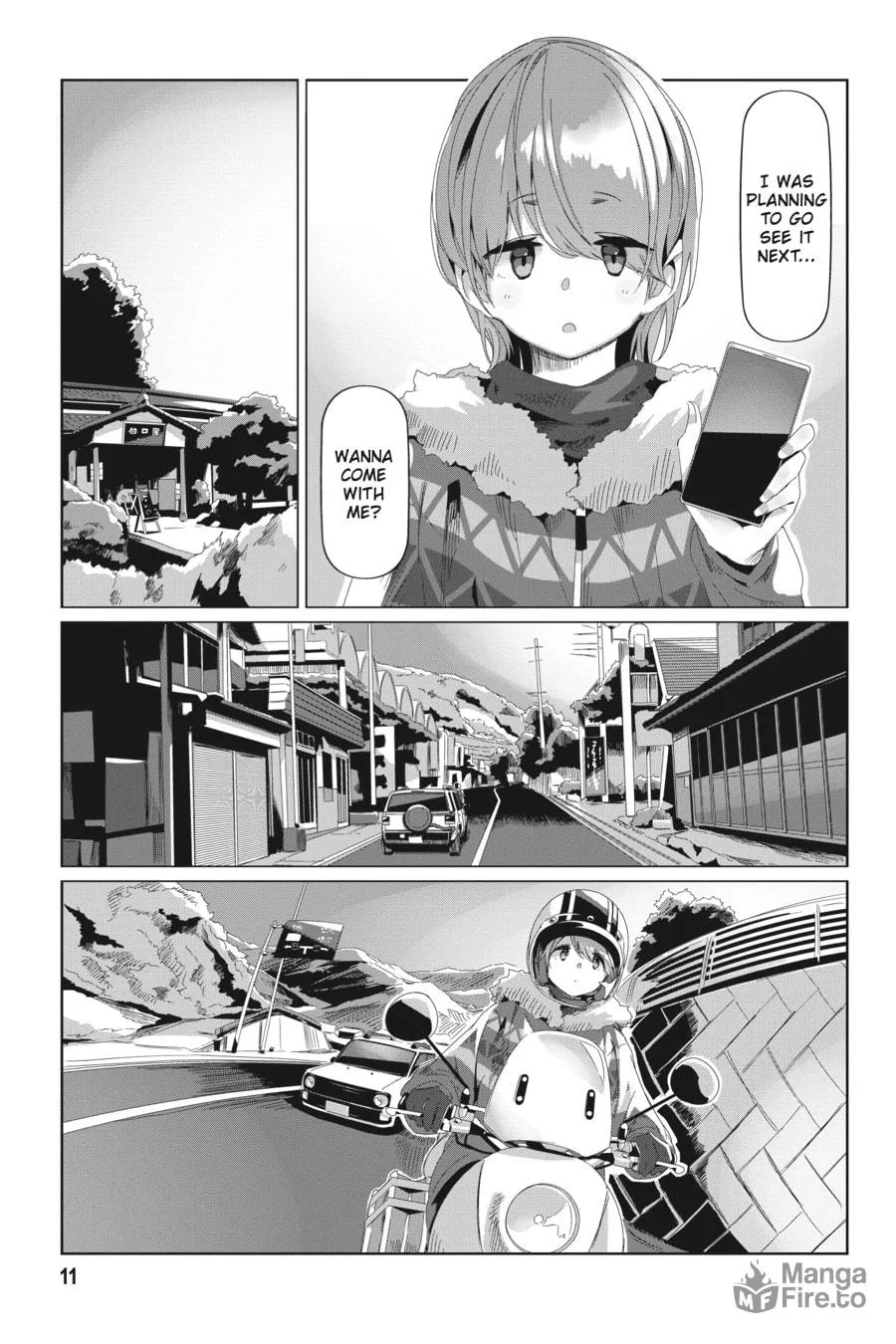 Read Laid-Back Camp chapter 76 image 8 on Lezhin