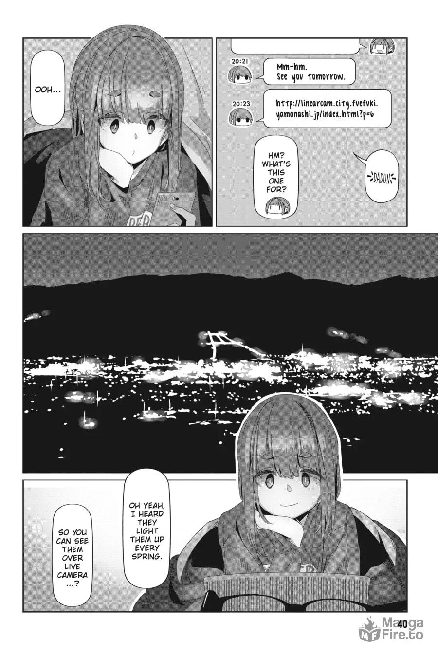 Read Laid-Back Camp chapter 77 image 11 on Lezhin