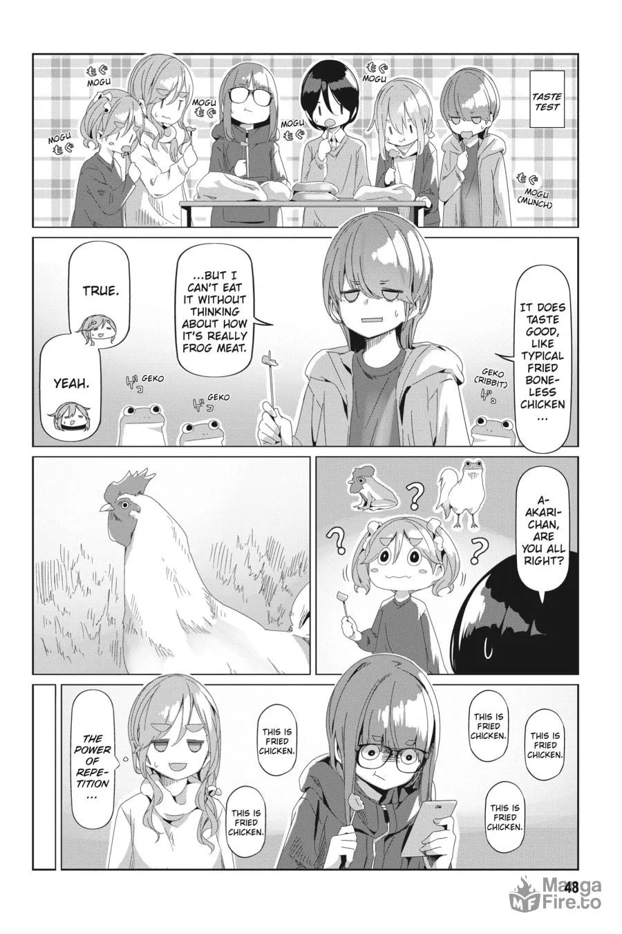 Read Laid-Back Camp chapter 77 image 19 on Lezhin