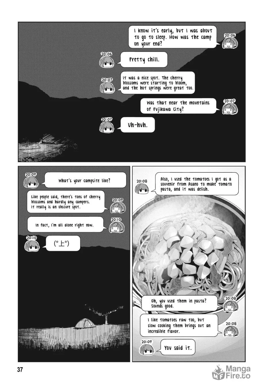 Read Laid-Back Camp chapter 77 image 8 on Lezhin