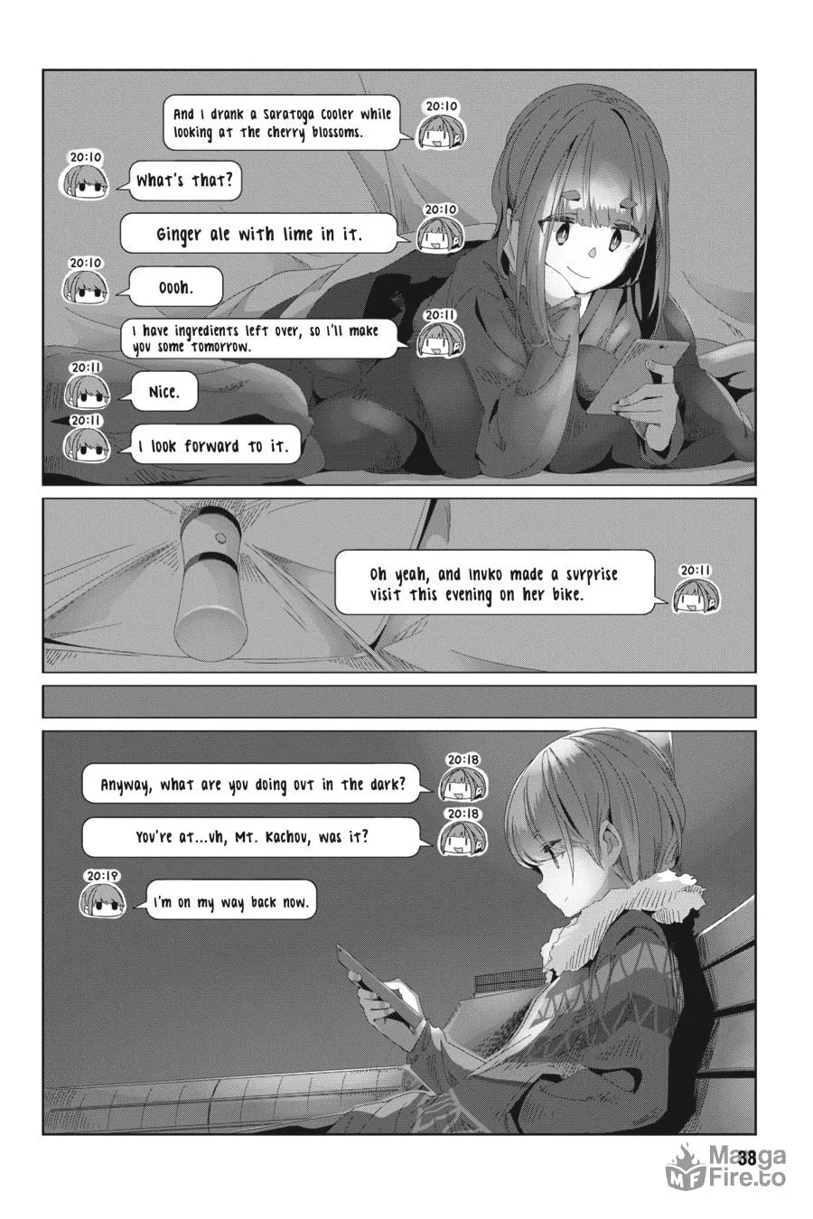 Read Laid-Back Camp chapter 77 image 9 on Lezhin