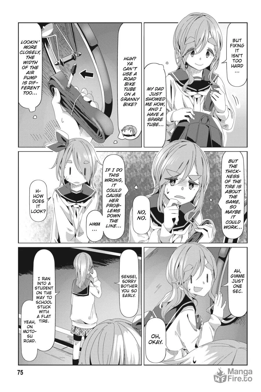 Read Laid-Back Camp chapter 78 image 20 on Lezhin