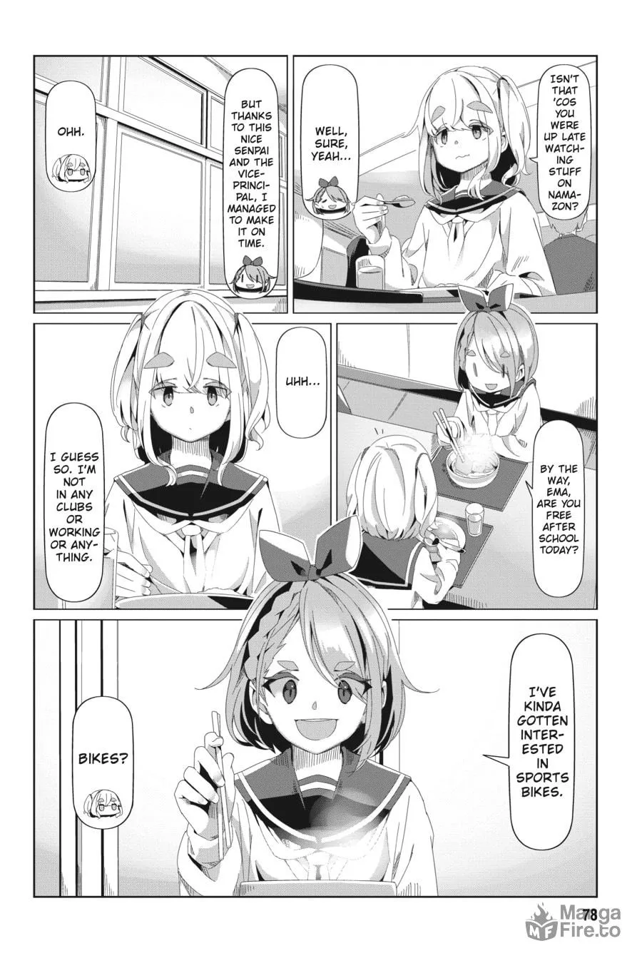 Read Laid-Back Camp chapter 78 image 23 on Lezhin