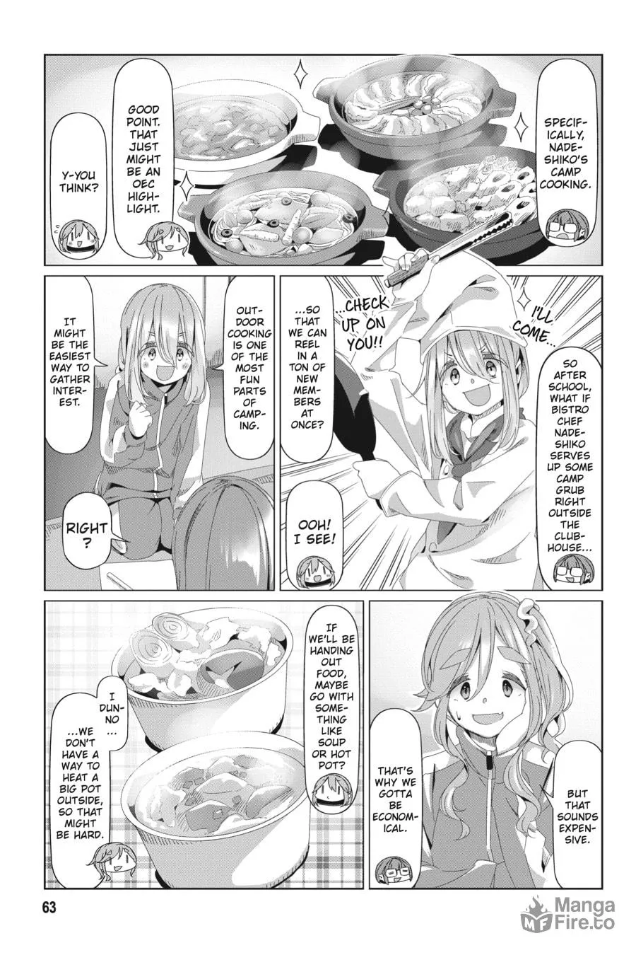 Read Laid-Back Camp chapter 78 image 8 on Lezhin