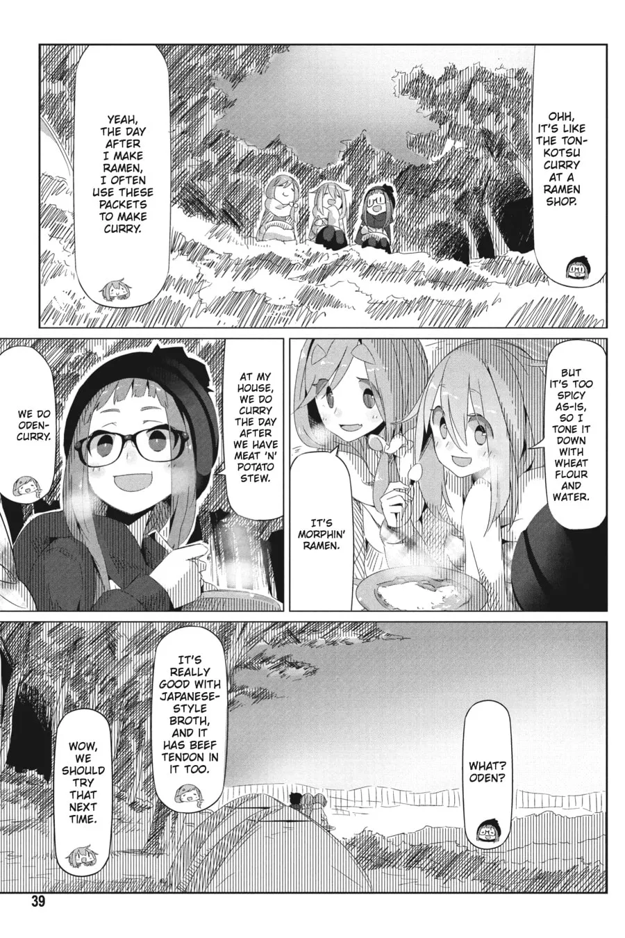 Read Laid-Back Camp chapter 8 image 10 on Lezhin