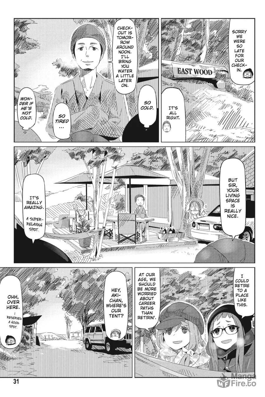 Read Laid-Back Camp chapter 8 image 2 on Lezhin