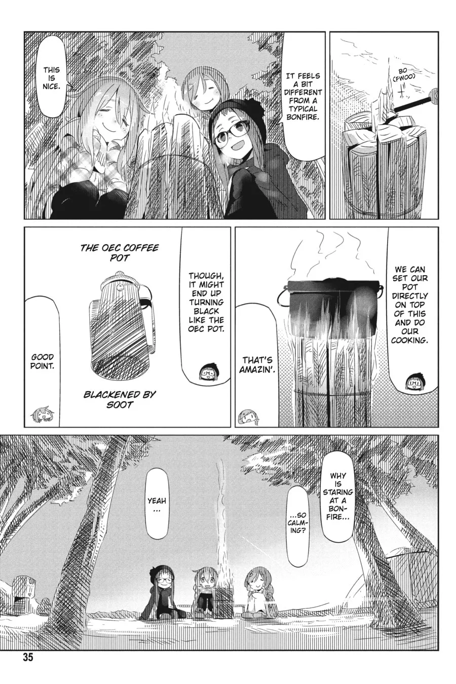 Read Laid-Back Camp chapter 8 image 6 on Lezhin