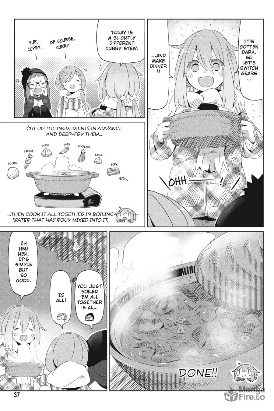 Read Laid-Back Camp chapter 8 image 8 on Lezhin