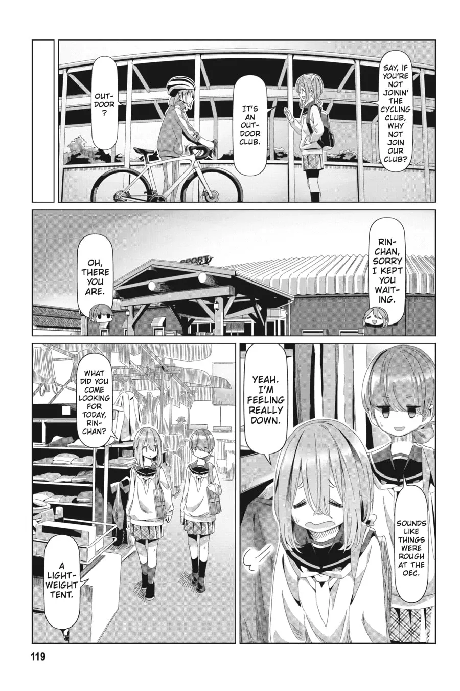 Read Laid-Back Camp chapter 80 image 12 on Lezhin
