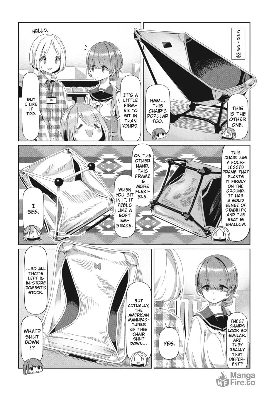 Read Laid-Back Camp chapter 80 image 14 on Lezhin