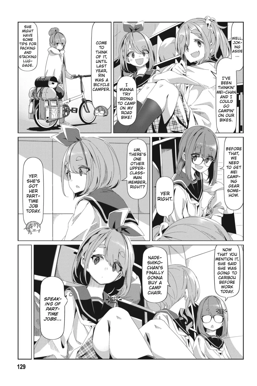 Read Laid-Back Camp chapter 80 image 22 on Lezhin