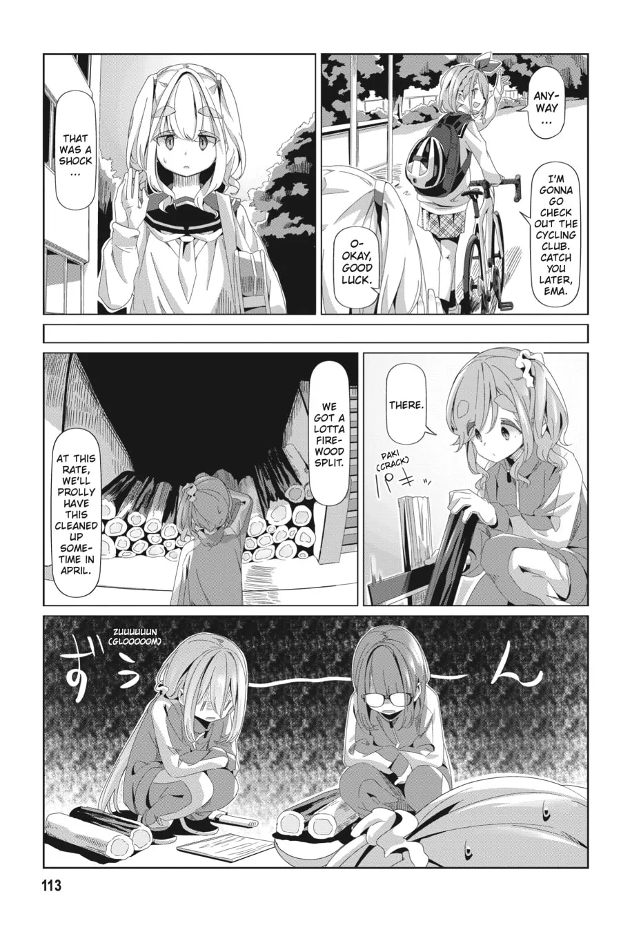Read Laid-Back Camp chapter 80 image 6 on Lezhin
