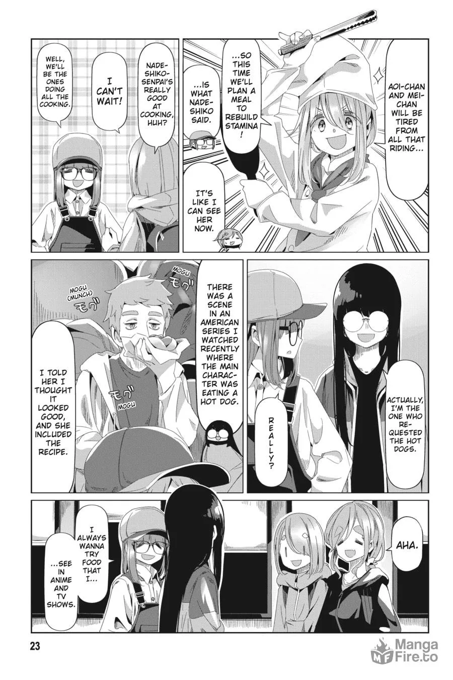 Read Laid-Back Camp chapter 82 image 20 on Lezhin
