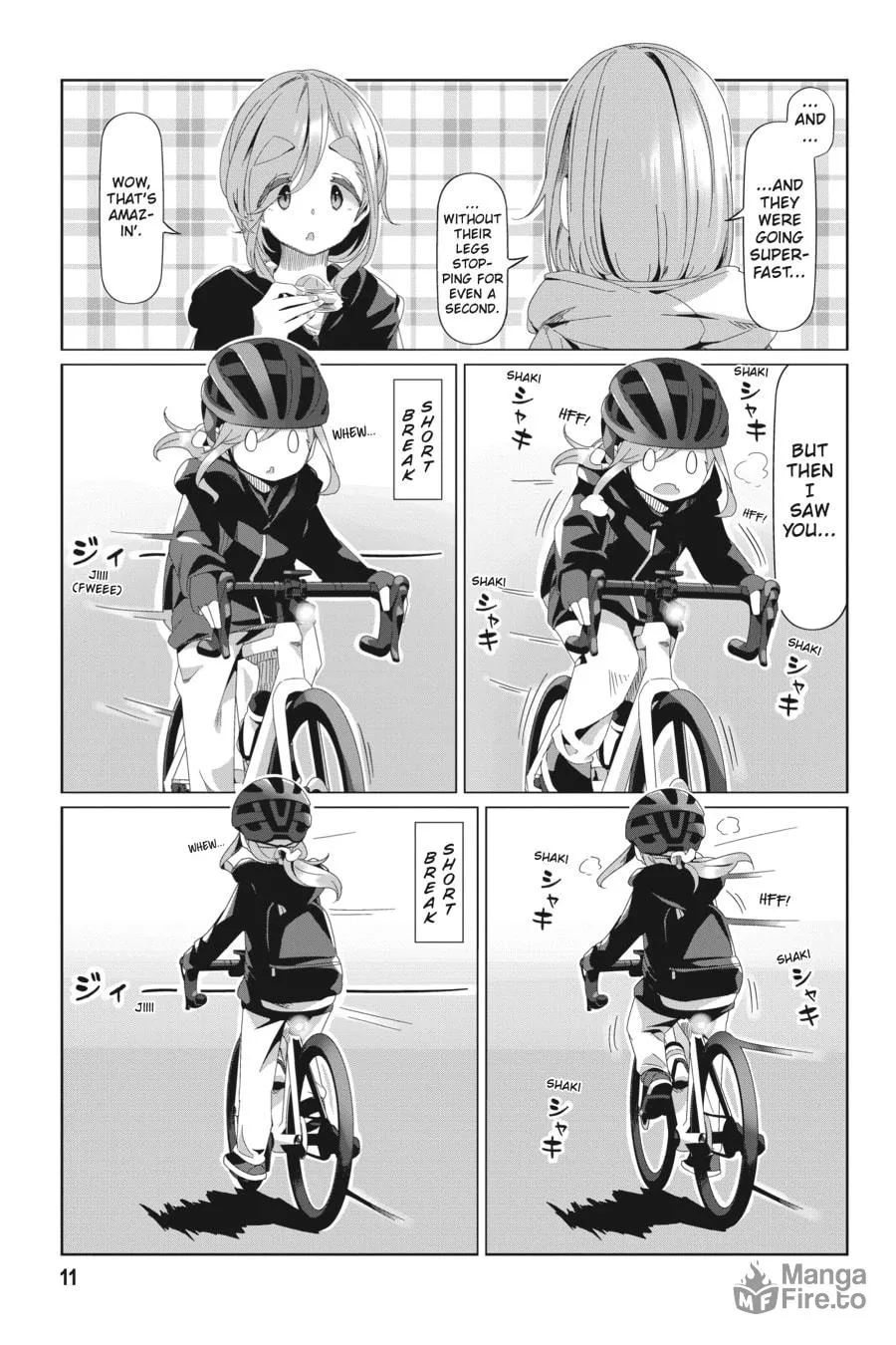 Read Laid-Back Camp chapter 82 image 8 on Lezhin