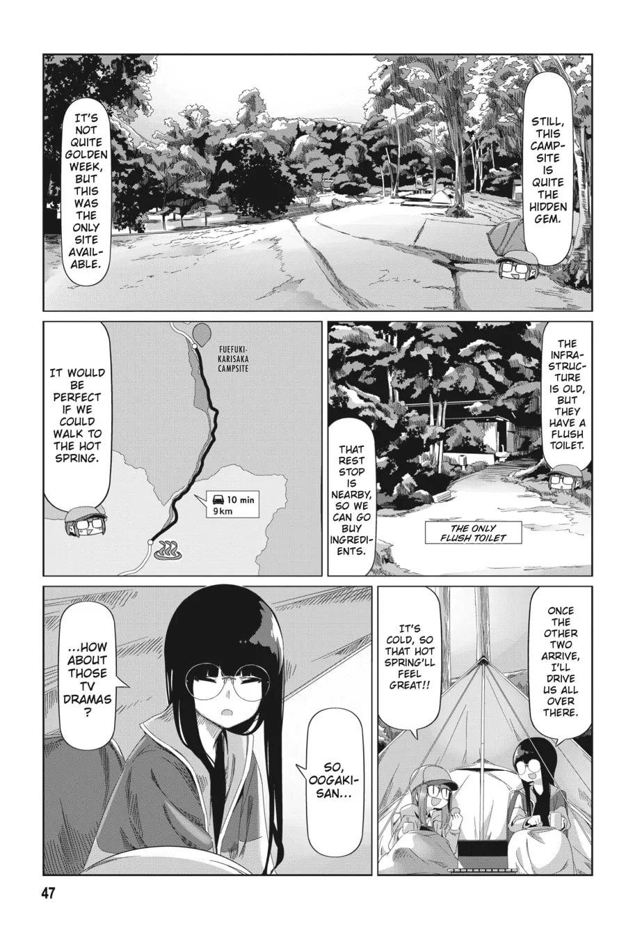Read Laid-Back Camp chapter 83 image 18 on Lezhin