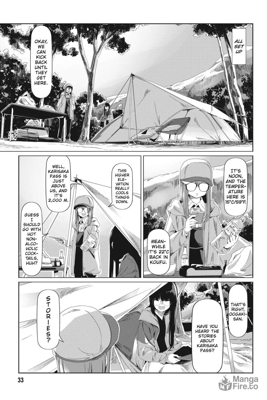 Read Laid-Back Camp chapter 83 image 4 on Lezhin