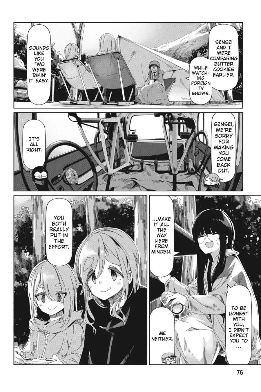 Read Laid-Back Camp chapter 84 image 21 on Lezhin