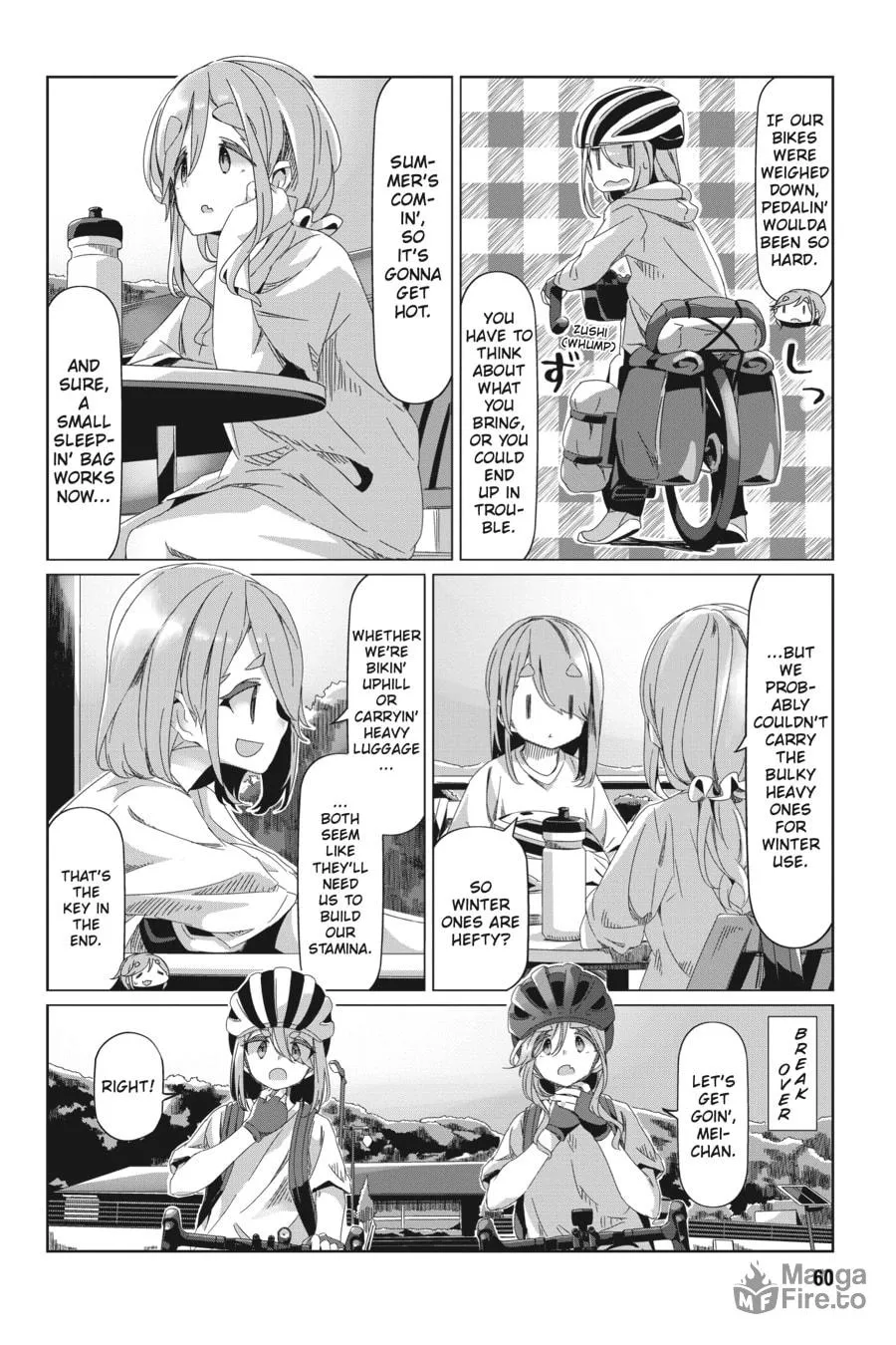Read Laid-Back Camp chapter 84 image 5 on Lezhin