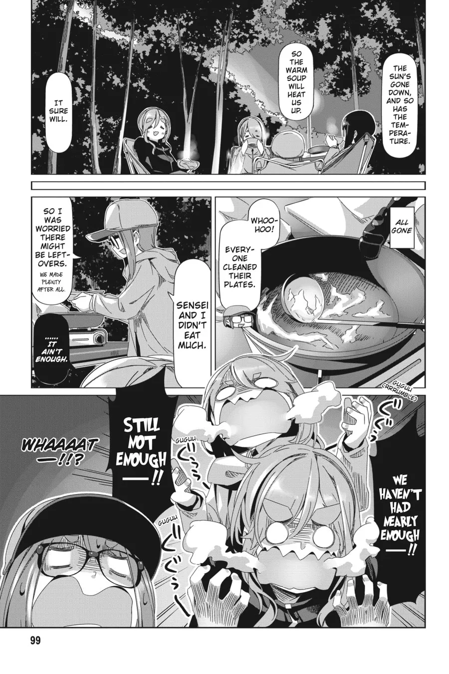 Read Laid-Back Camp chapter 85 image 18 on Lezhin